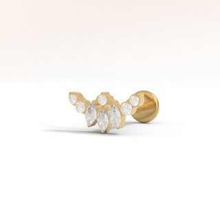 Antalia Gold Titanium flat back
