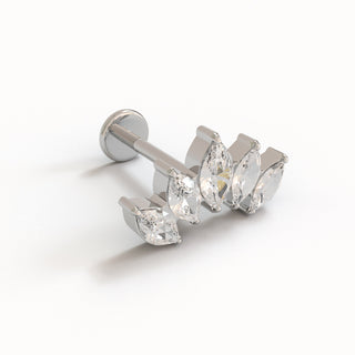 Ara Silver Titanium flat back