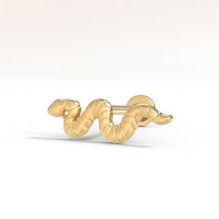 Medusa Gold Titanium Flat Back