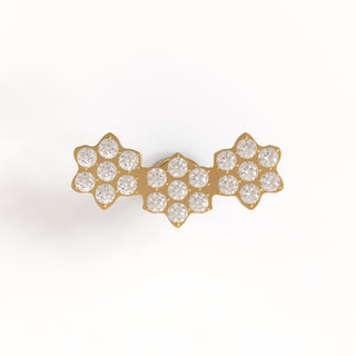 Carina Gold Titanium Flat Back