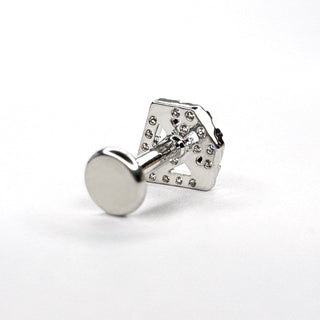 Apollo Silver Titanium Flat back