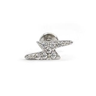 Thunder silver titanium flat back