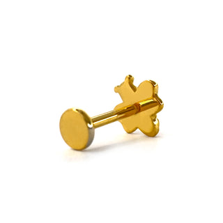 Golden bee titanium flat back