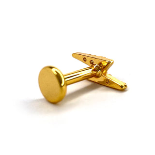 Arc of Thunder Gold titanium flat back