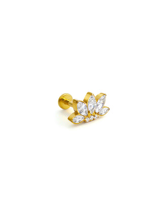 Blooming Marquise Gem Helix Piercing