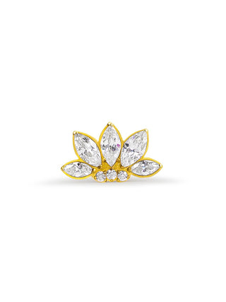 Blooming Marquise Gem Helix Piercing
