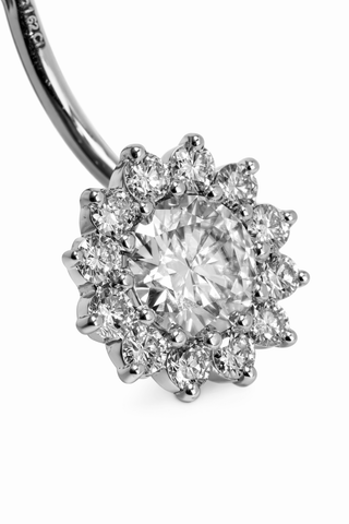 Seraphina - Gold & Diamond Belly Piercing