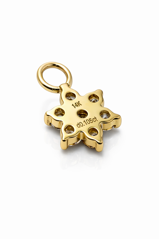 Forever Bloom Gold & Diamond Ear Charm
