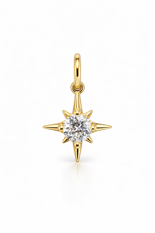 Stella Compass - Gold & Diamond Ear Charm