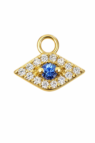 Guardian Eye - Gold & Diamond Ear Charm