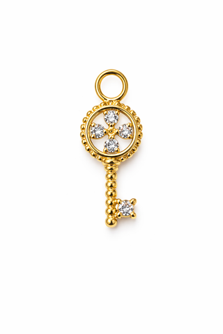 Eterna Key - Gold & Diamond Ear Charm
