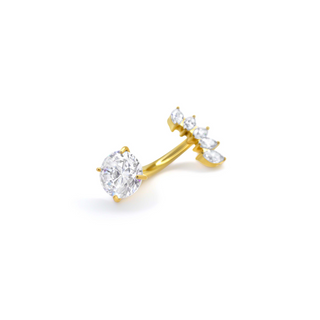 Marquise Crown Curve Piercing