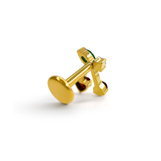 Ruby Heart Cherry Helix Earring