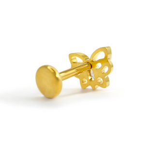 Butterfly Gem Ear Flat back