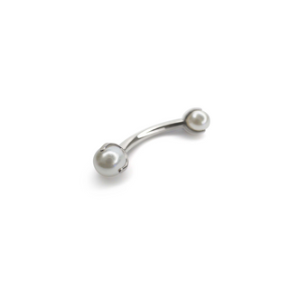 Elegant Silver Rook Piercing