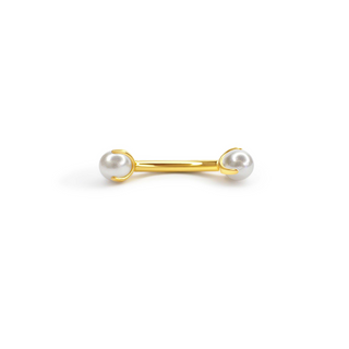 Elegant Gold Rook Piercing