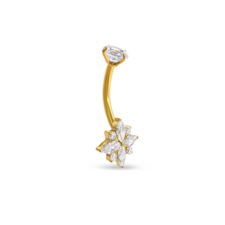 Sunlit Petal Sparkle Piercing