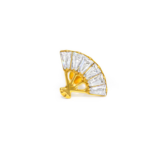 Baguette Crystal Ear Stud