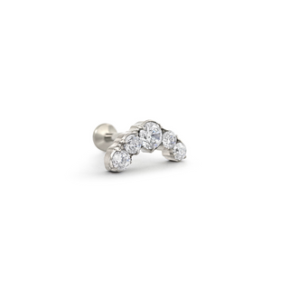 Crescent Crystal Arc Flat Back
