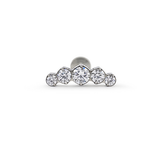 Gradient Crystal Arc Flat Back