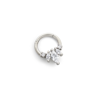 Celestial Bloom Crystal Ear Ring
