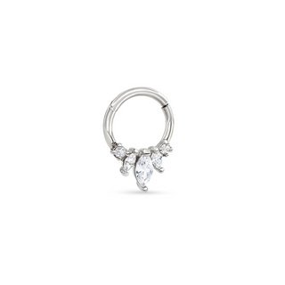 Celestial Bloom Crystal Ear Ring